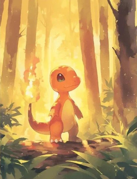 P-Pokemon Japanese Anime Canvas Painting Kawaii Elf Pets HD Poster Retro Bar Noodle Room Living Room Home Mural Decor Kids Gifts