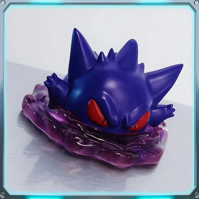 Anime Pokemon  Figure Gengar Figure Cute Ectoplasma Figurine Refrigerator Magnet Model Statue Doll Collection Decoration Toy Gif