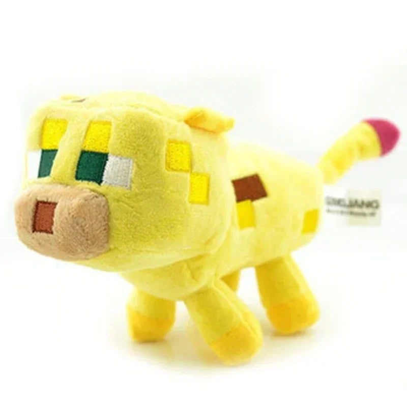 Multiple My World Game Toy Minecrafte Plush Stuffed Doll Sheep Pig Leopard Wolf Skeleton Shooter Pumpkin Snowman Bat Wholesale