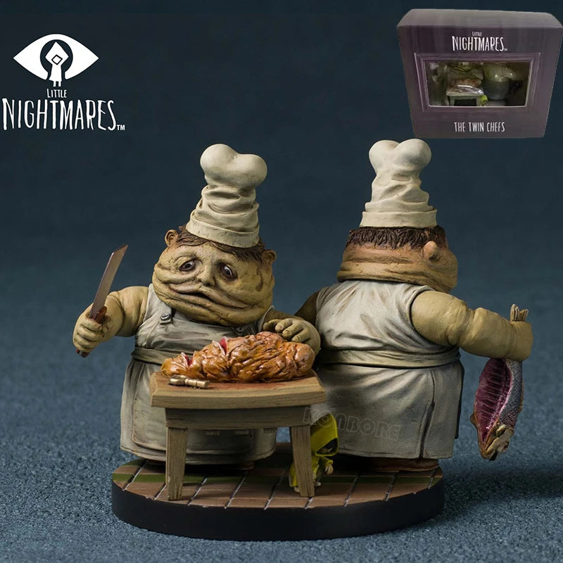 11cm Little Nightmares The Lady Anime Game Figure The Twin Chefs Action Figure Mini Mono/Nomes Six Figurine Model Doll Toys Gift