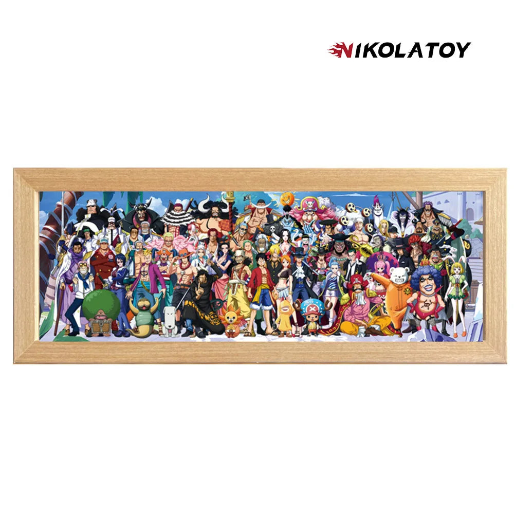 NIKOLATOY Slam Dunk Dragon Ball Conan Kimetsu No Yaiba Naruto Sailor Moon 3D Frame Ornaments