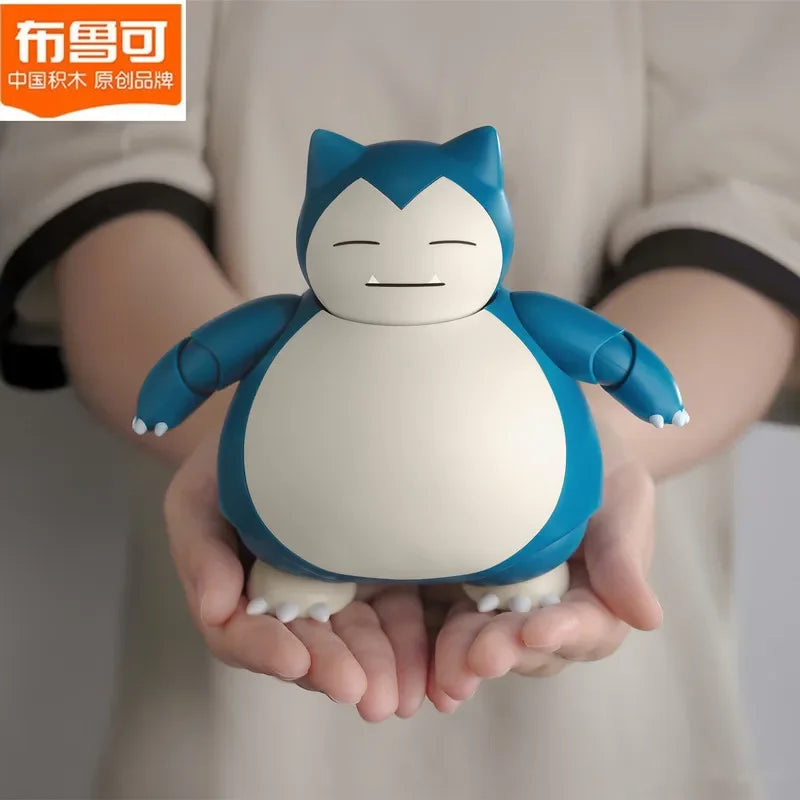 BLOKEES Pokemon building block toys Charizard Snorlax Scyther Lucario Cinderace action figure Stitching toy Collection model