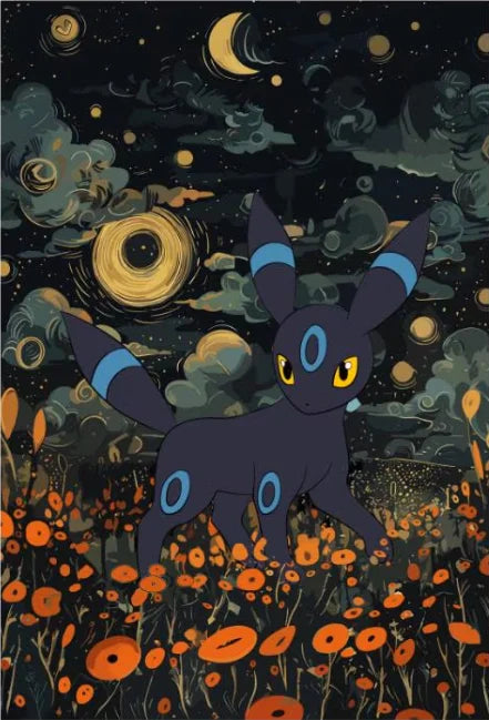 P-Pokemon Japanese Anime Canvas Painting Kawaii Elf Pets HD Poster Retro Bar Noodle Room Living Room Home Mural Decor Kids Gifts