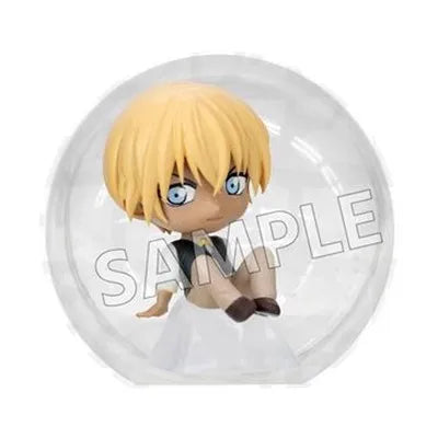 Genuine Gacha Scale Model Detective Conan Sitting Position Doll Haibara Ai Gin Furuya Rei Action Figure Toys