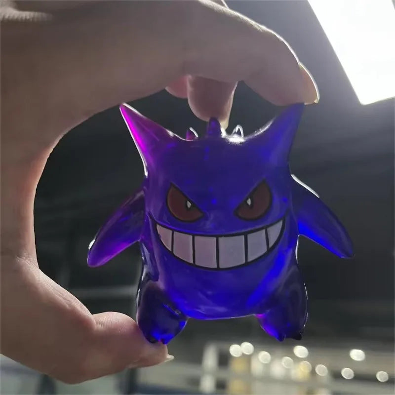 8cm Pokemon Anime Figure Kawaii Gengar Transparent Action Figure Statue Model Doll Decoraion Collectible PVC Toys Children Gifts