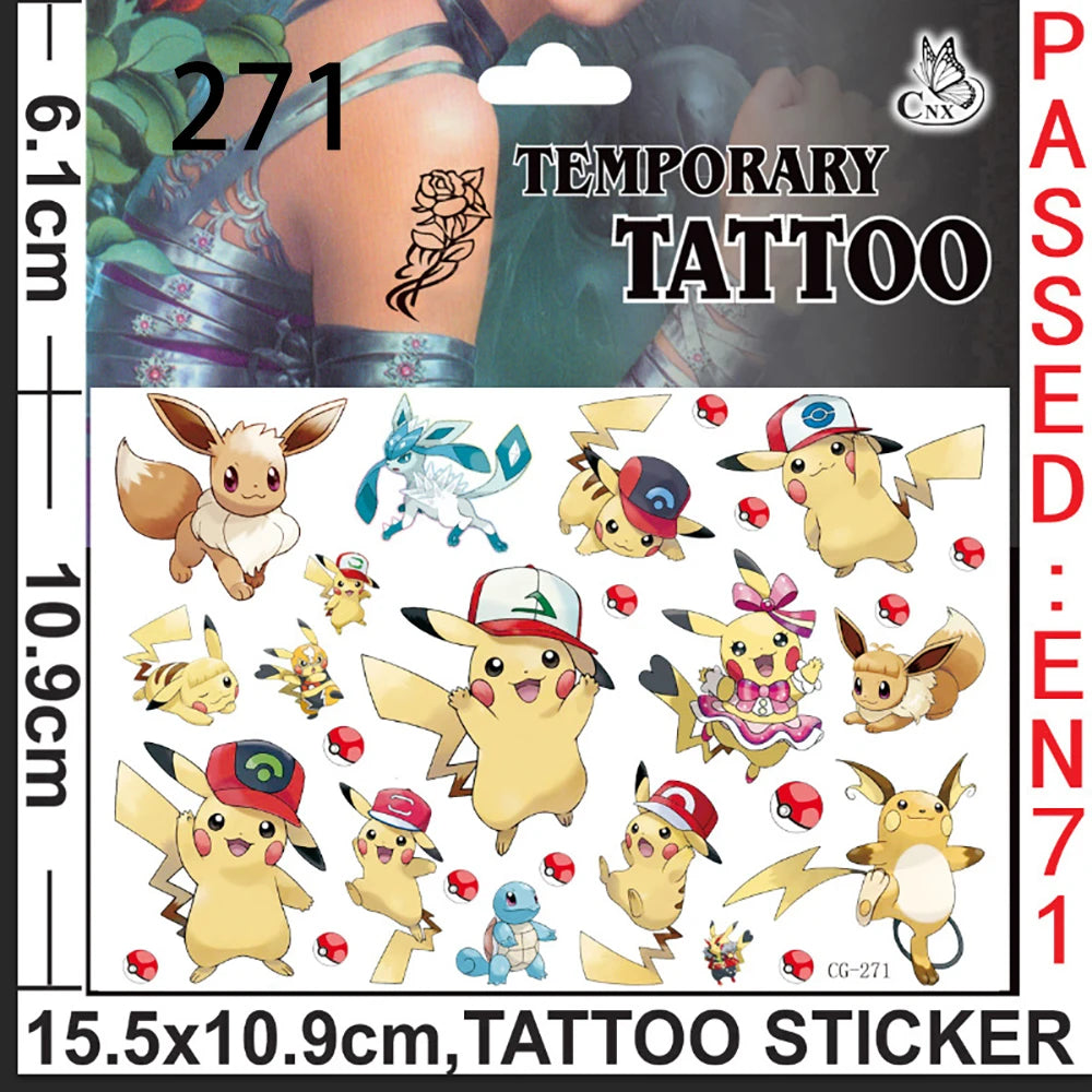 Pokemon Birthday Party Favors Pikachu Slap Bracelet Stamps Gifts Christmas Stocking Fillers Party Supplies Decoration Souvenirs