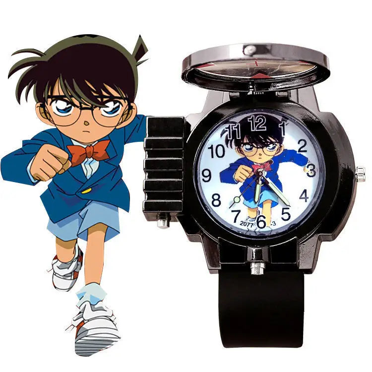 Anime Detective Conan Laser Children's Cartoon Watch