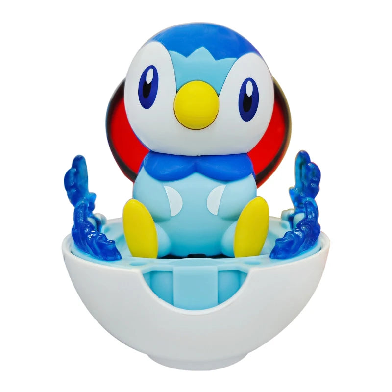 Pokemon Figure Bulbasaur Eevee Charmander Squirtle Pikachu Piplup Cubone Mimikyu Jigglypuff Poke Ball Pokeball Toy Ornament Doll