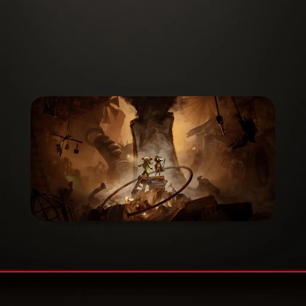 Little Nightmares 3 Mouse Pad Play Mat,Large XXL90x40cmx5mm,stitch Desk Mats,Gaming Accessories,PC Parts