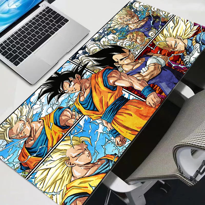 Dragon Ball Z Kawaii DBZ Mouse pad Anime Cute Girl Gabinete Gamer Computer Desk Mat Keyboard Gaming Accessories Mousepad
