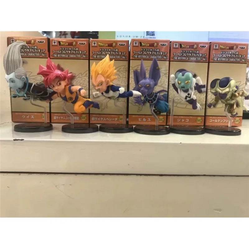 Dragon Ball WCF 30th Anniversary Running Flight Articles 6 Champa Baduosi Wukong Kelin Box Egg Hand Office