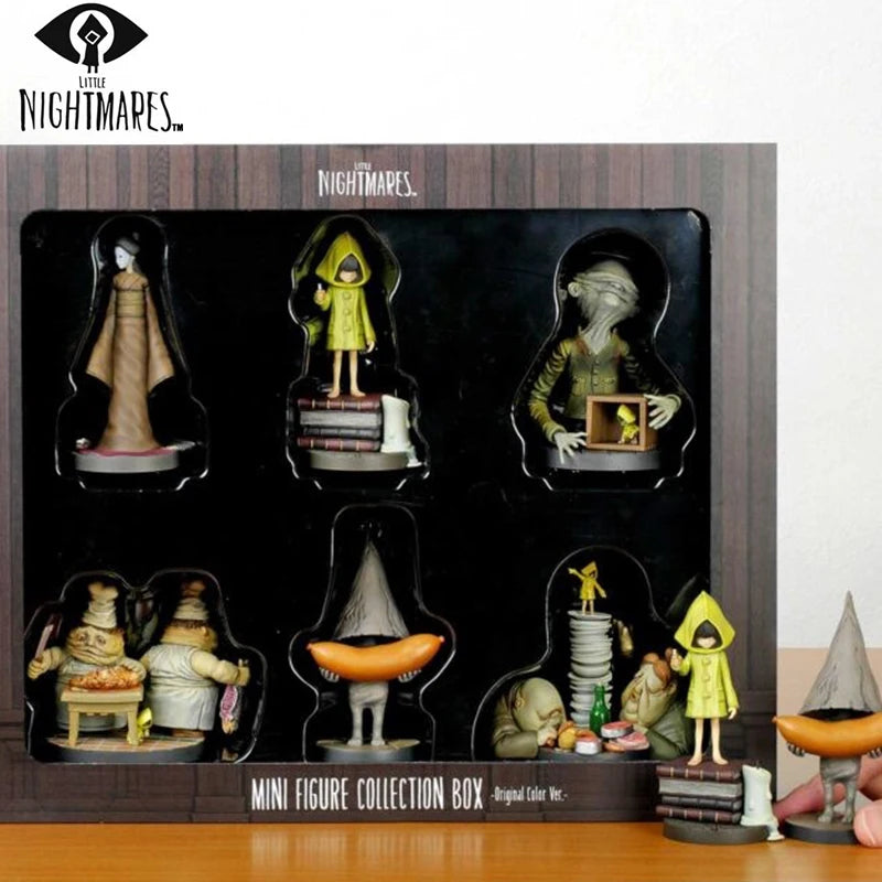 11cm Little Nightmares The Lady Anime Game Figure The Twin Chefs Action Figure Mini Mono/Nomes Six Figurine Model Doll Toys Gift