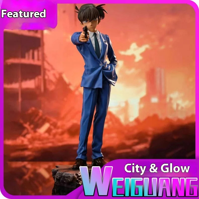 Detective Conan Collectors Edition Gun Raising Action Figure Trendy Handheld Gk Collectible Limited Table Set Toy  Hobbies