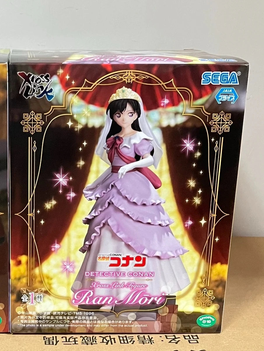 In Stock Original SEGA Detective Conan Xross Link Figure Kudou Shinichi/Mouri Ran Anime Figure Toy Model Ornaments Statue Gift