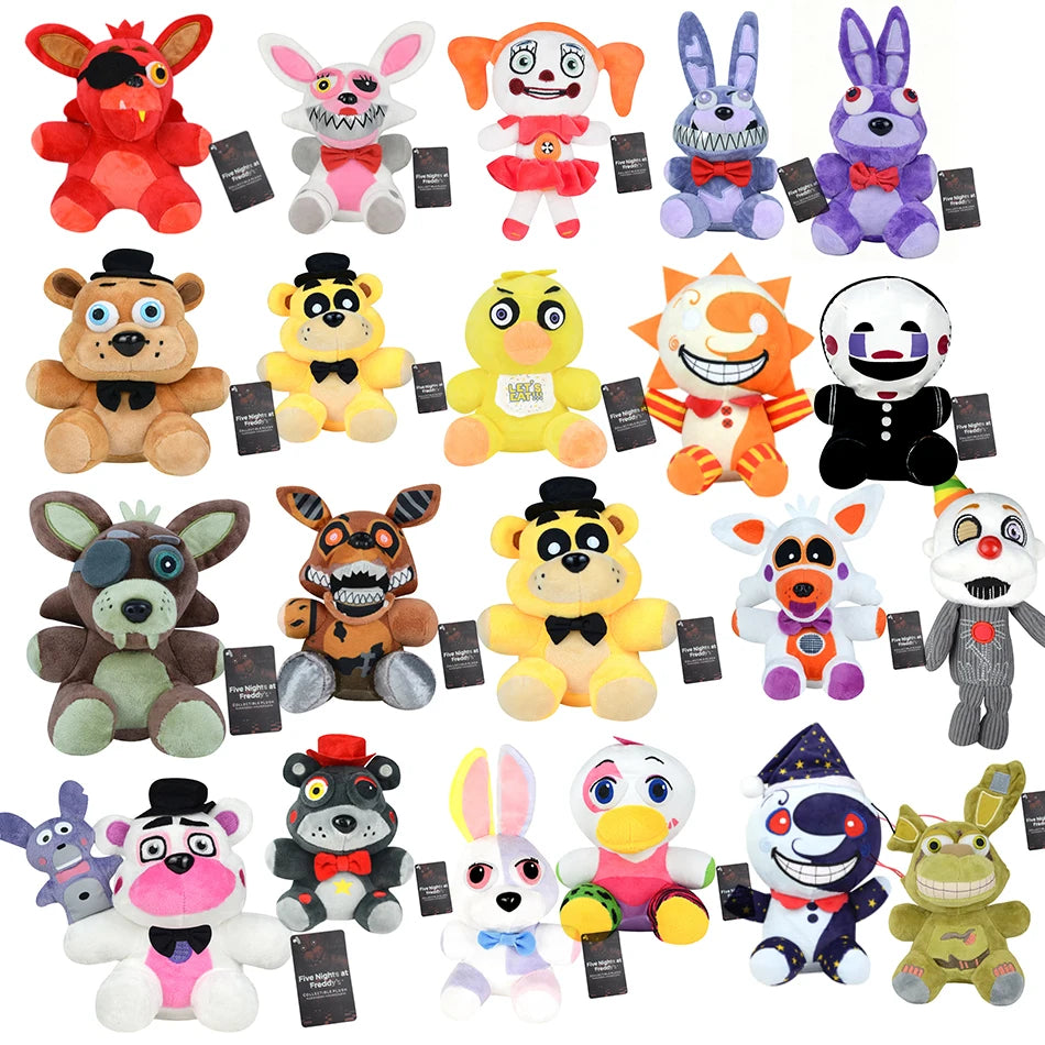 Five Night At Freddy Fnaf Cute Plush Toys Game Doll 18cm Bonnie Bear Foxy Cartoon Stuffed Dolls Freddy Toys For Children Gifts