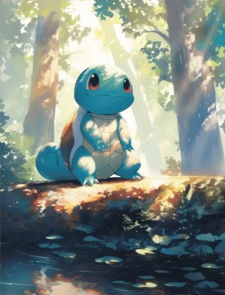 P-Pokemon Japanese Anime Canvas Painting Kawaii Elf Pets HD Poster Retro Bar Noodle Room Living Room Home Mural Decor Kids Gifts