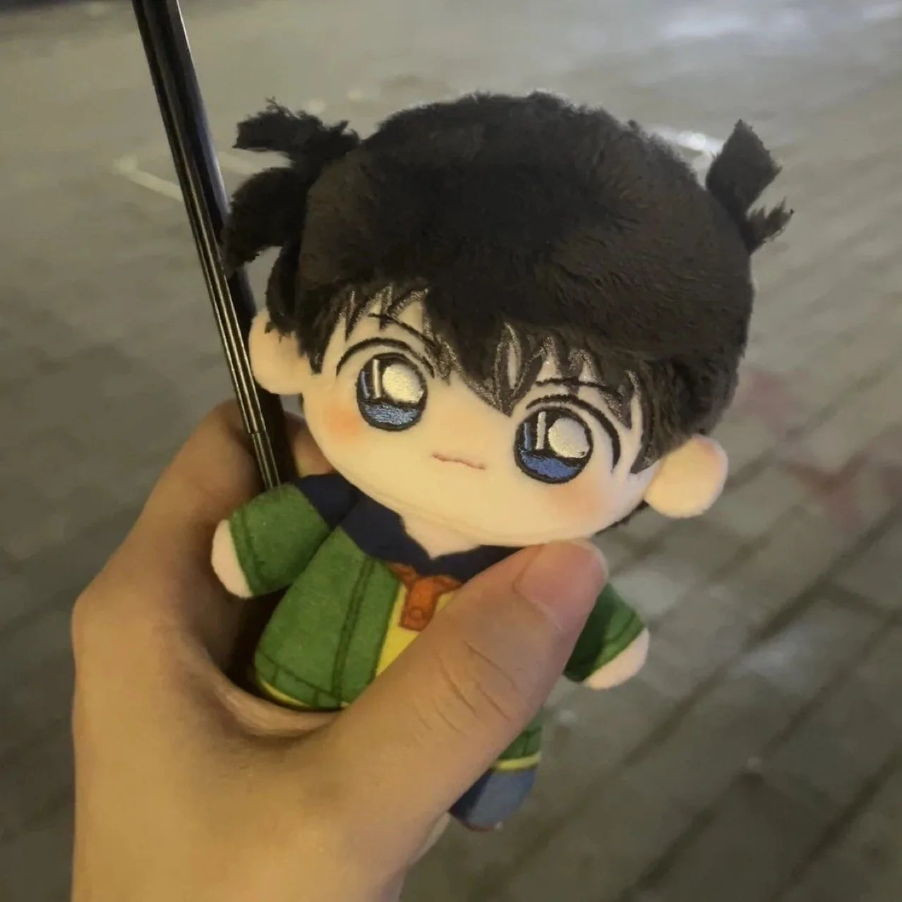 10cm Anime Detective Conan Rachel Moore Q-version cute doll Backpack keychain pendant decoration collection gifts