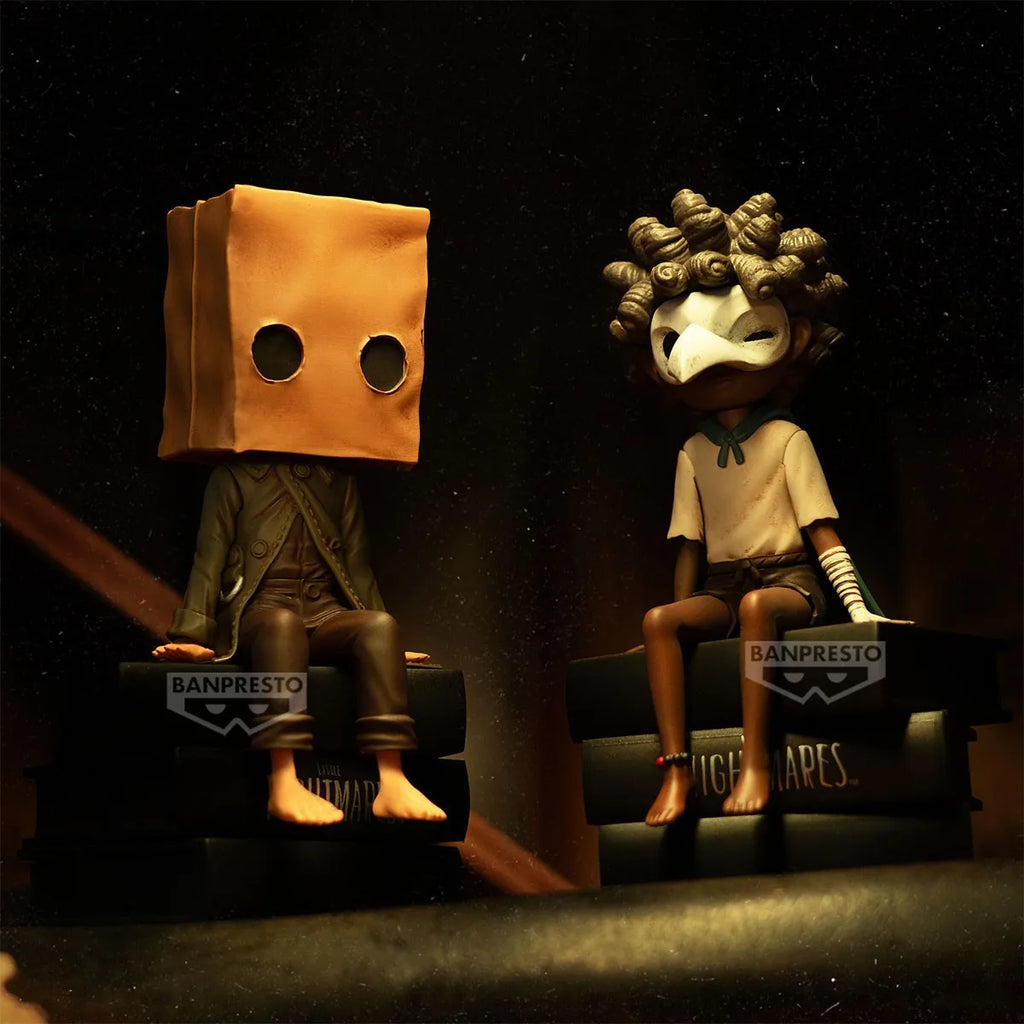 Original BANDAI Nome Six ALONE Low Anime LITTLE NIGHTMARES MONITOR TOP FIGURE vol.1 Action Figure Toys PVC Model Collection