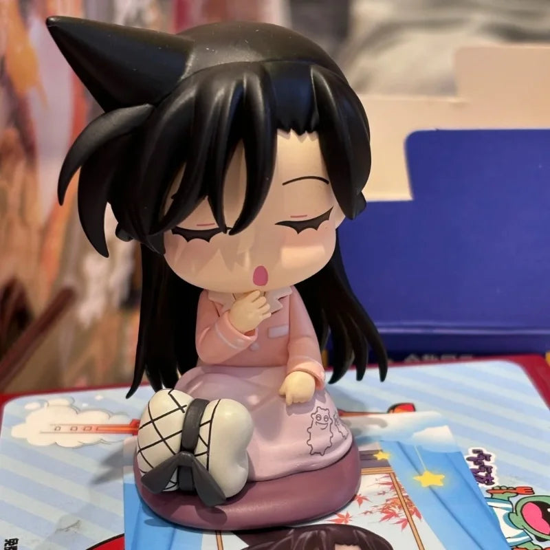 Genuine GOODS Detective Conan Cloth Group Series intersting Box Shinichi Mauryan Kiddo Hand Figure Ornament