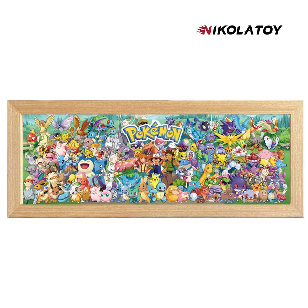 NIKOLATOY Slam Dunk Dragon Ball Conan Kimetsu No Yaiba Naruto Sailor Moon 3D Frame Ornaments