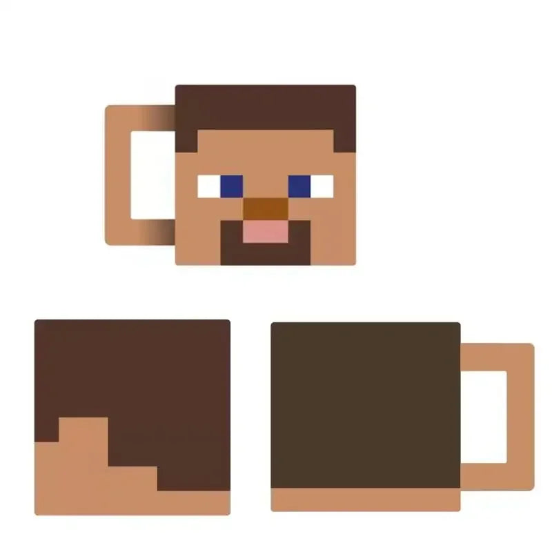 New Minecrafte Lawn Cup Funny PVC  Enderman Creeper TNT Water Drinking Cups Creative Mug Tea Cups Kid Adult Gift Kitchen toys