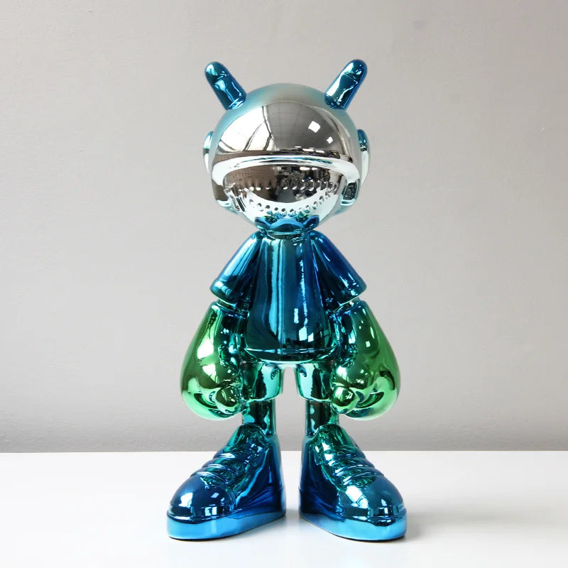 Modern Minimalist Ceramic Duck Figurine Creative Cartoon Decor for Living Room Model Home Office Desk