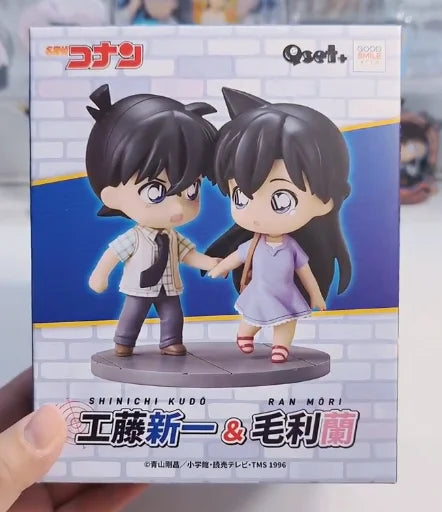 Original Detective Conan: Shinichi Kudo Ran Mouri Gsas Q-Set Conan Edogawa  Ai Haibara Chibi-Style Action Figure Anime Model Toy