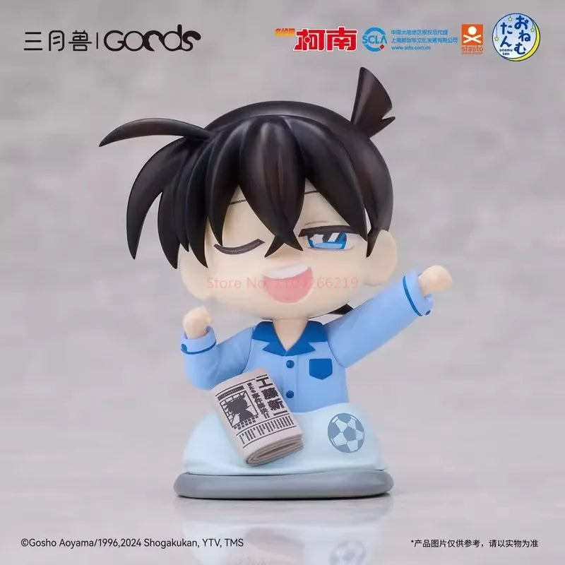 Genuine GOODS Detective Conan Cloth Group Series intersting Box Shinichi Mauryan Kiddo Hand Figure Ornament