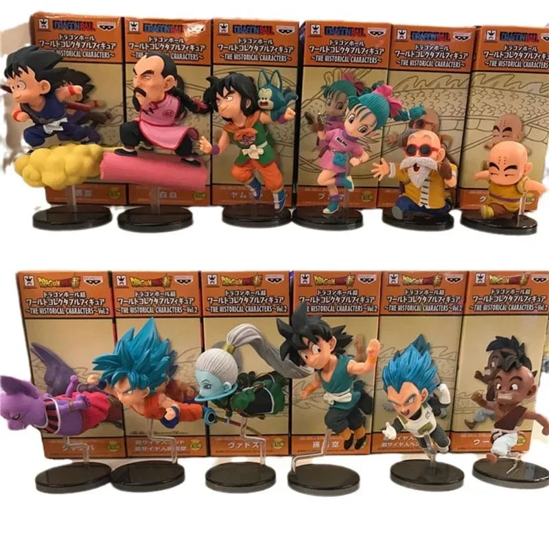 Dragon Ball WCF 30th Anniversary Running Flight Articles 6 Champa Baduosi Wukong Kelin Box Egg Hand Office
