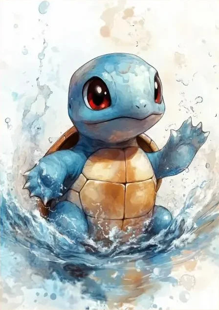 P-Pokemon Japanese Anime Canvas Painting Kawaii Elf Pets HD Poster Retro Bar Noodle Room Living Room Home Mural Decor Kids Gifts