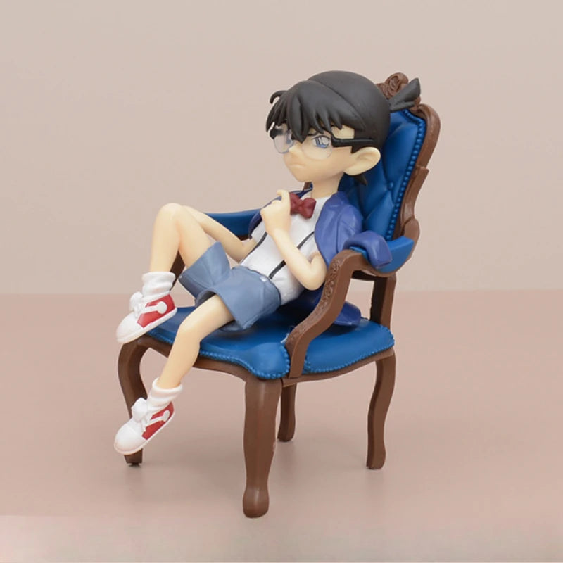 12-15cm Detective Conan Anime Figure Model Conan Haibara Ai Kuroba Kaito Gk Statue Desktop Decoration Collection Ornament Toy
