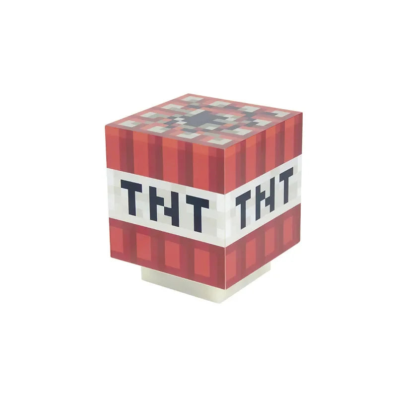 MC Game TNT Light with Official Game Sounds Handheld Night Light & Fun Pixelated Toy for Kids My World Room Decor