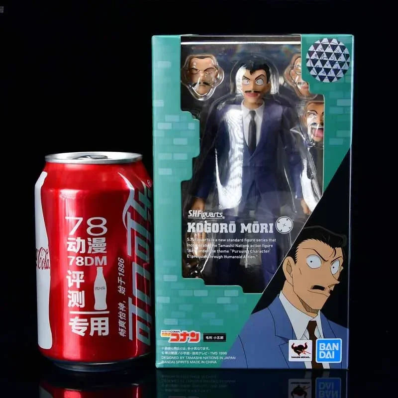 Bandai S.H.Figuarts SHF Detective Conan Resolution Edition Conan Edogawa Rachel Moore Mouri Kogorou Anime Figures Toys In Stock
