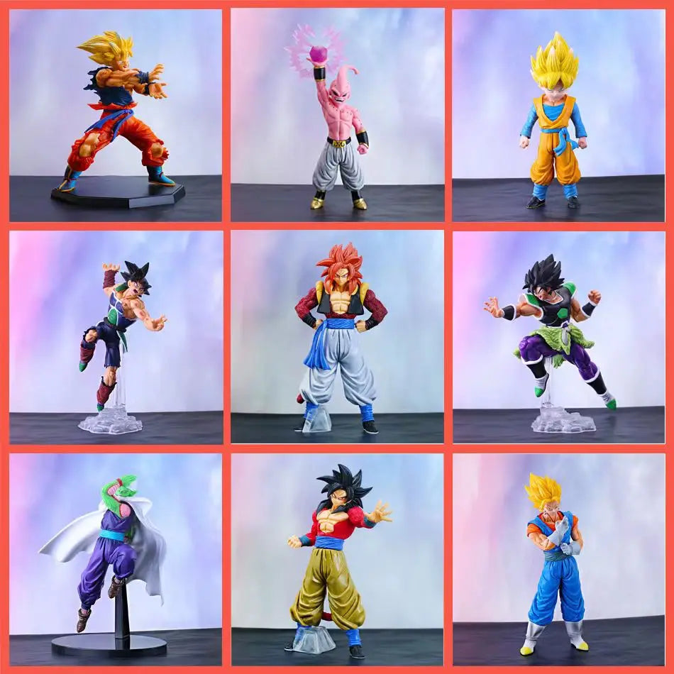 Dragon Ball Anime Blind Box Figure PVC Collectible Toy Mystery Surprise Gift for Fans Goku Vegeta Frieza Piccolo  Random Edition