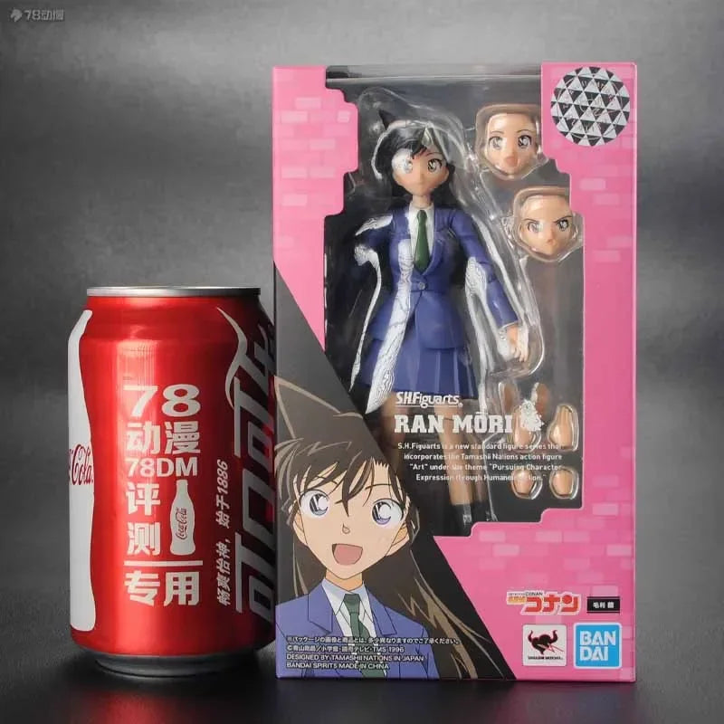 Bandai S.H.Figuarts SHF Detective Conan Resolution Edition Conan Edogawa Rachel Moore Mouri Kogorou Anime Figures Toys In Stock