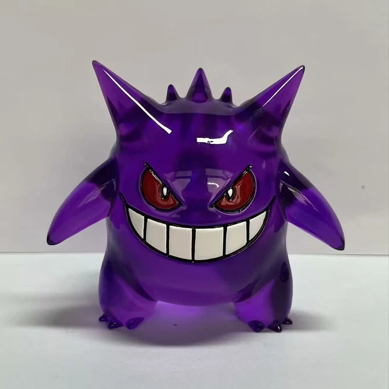 8cm Pokemon Anime Figure Kawaii Gengar Transparent Action Figure Statue Model Doll Decoraion Collectible PVC Toys Children Gifts