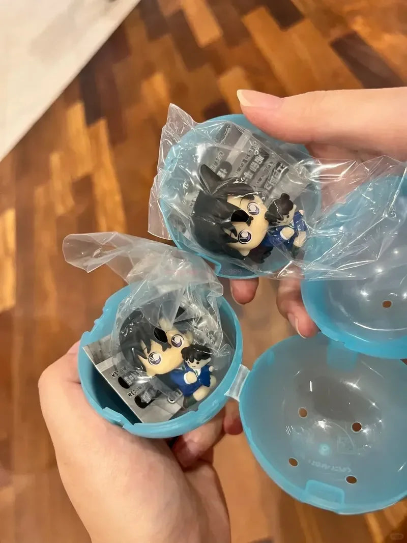 BANDAI Detective Conan Babysitting Pose Statue Mourir Ran Hirato Fumihiko  Action Figure Gifts Model Toys Collectible