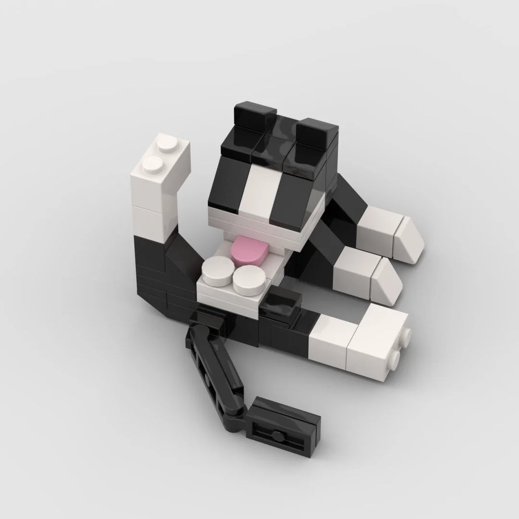 Animal Series 62Pcs MOC Bricks Cat Figires DIY Building Blocks Kids Education Toys For Children Birthday Gift