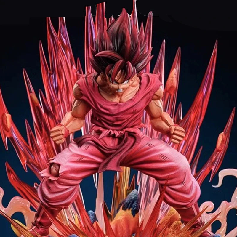 24cm Anime Dragon Ball Z Kaiouken Goku Figure Super Saiyan Son Goku Action Figurine Pvc Statue Collection Model Toys Gifts
