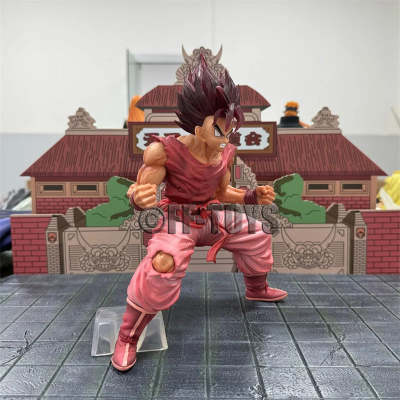24cm Anime Dragon Ball Z Kaiouken Goku Figure Super Saiyan Son Goku Action Figurine Pvc Statue Collection Model Toys Gifts