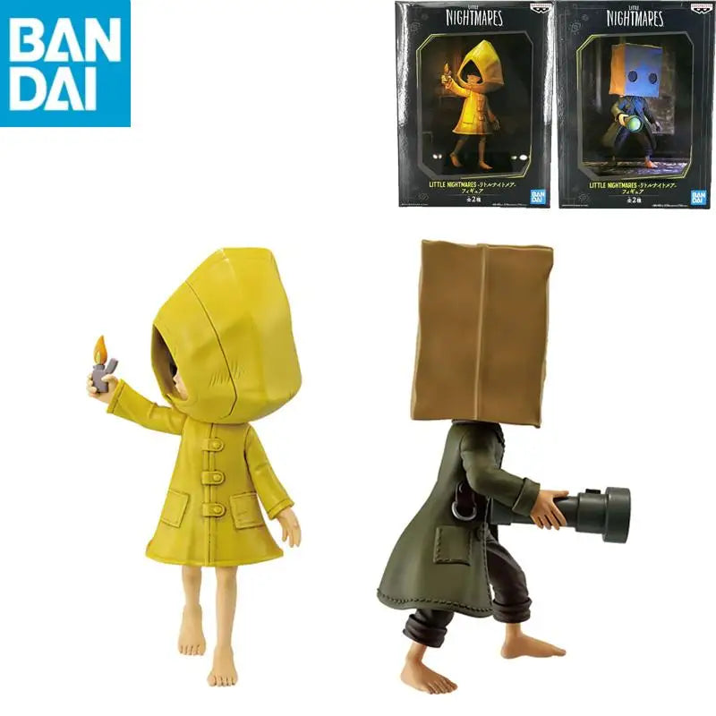 In Stock Original Genuine BANDAI NAMCO BANPRESTO  LITTLE NIGHTMARES mono and Six Collector Figurine Toys Figure model gift