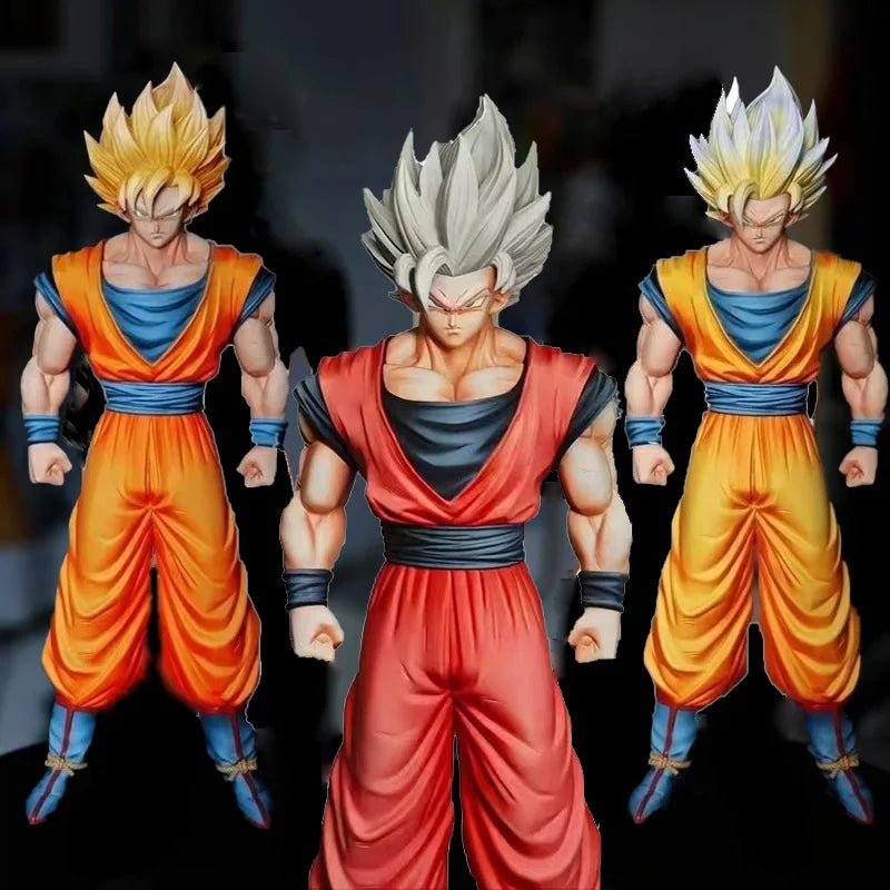 31.5cm/12.4inch Dragon Ball Z Sjj1 Ssj2 Goku Figure Son Goku Super Saiyan Action Figures Pvc Statue Collection Model Toys Gifts