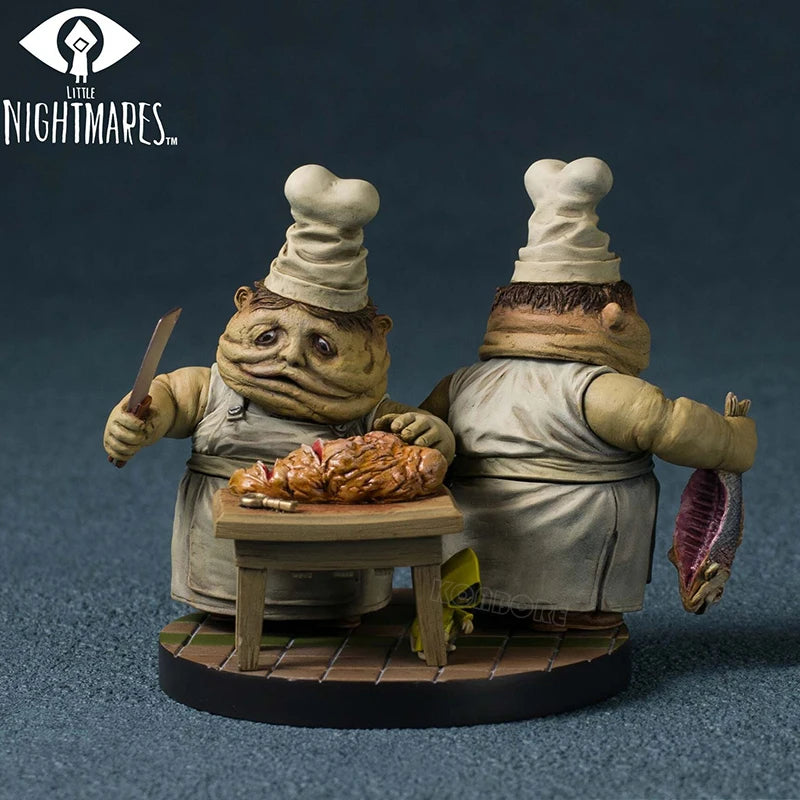 11cm Little Nightmares The Lady Anime Game Figure The Twin Chefs Action Figure Mini Mono/Nomes Six Figurine Model Doll Toys Gift