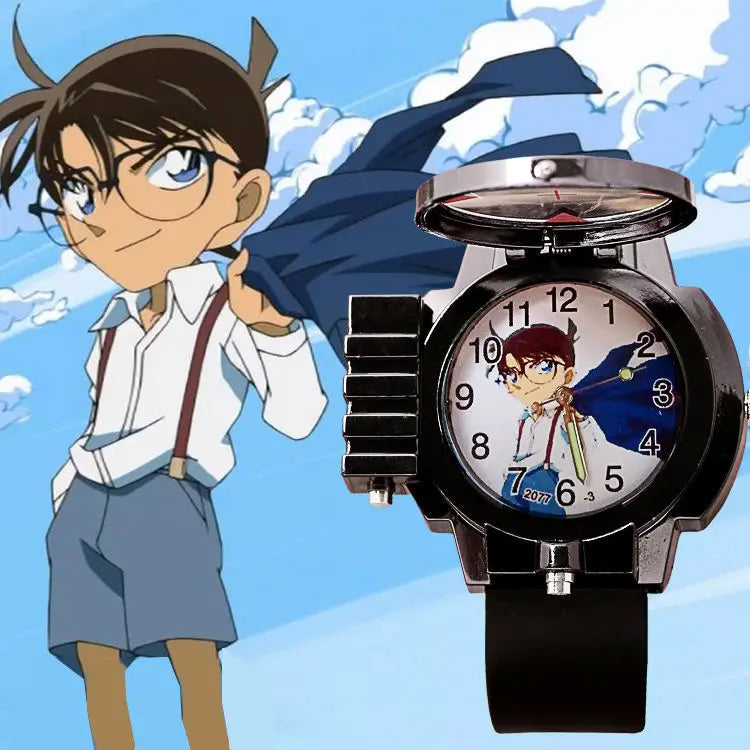 Anime Detective Conan Laser Children's Cartoon Watch