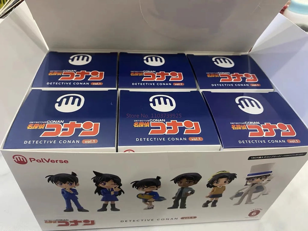 Original Bushiroad Detective Q Version Conan PalVerse Figure Model Figurine Toys Decoration Figurine Gifts