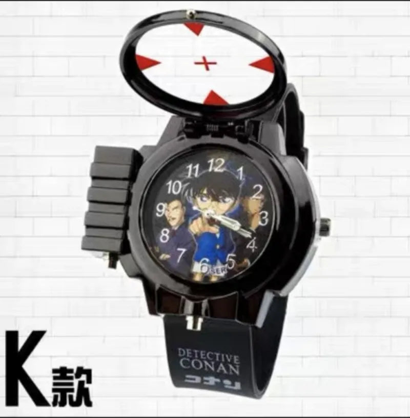 Anime Detective Conan Laser Children's Cartoon Watch