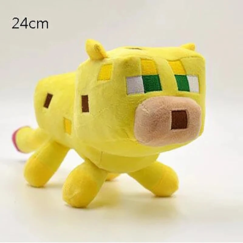 MC Creeper Stuffed Plush Toy Game Toy Yellow Bee Soft Toys Action Figure Plush Dolls Birthday Gift Toy for Children Fans