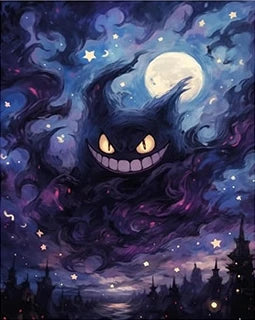 Pokemon Anime Canvas PaintingCharizard Pikachu Gengar Eevee Squirtle Poster Print Mural Picture Wall Art Home Decor Gift Cuadros