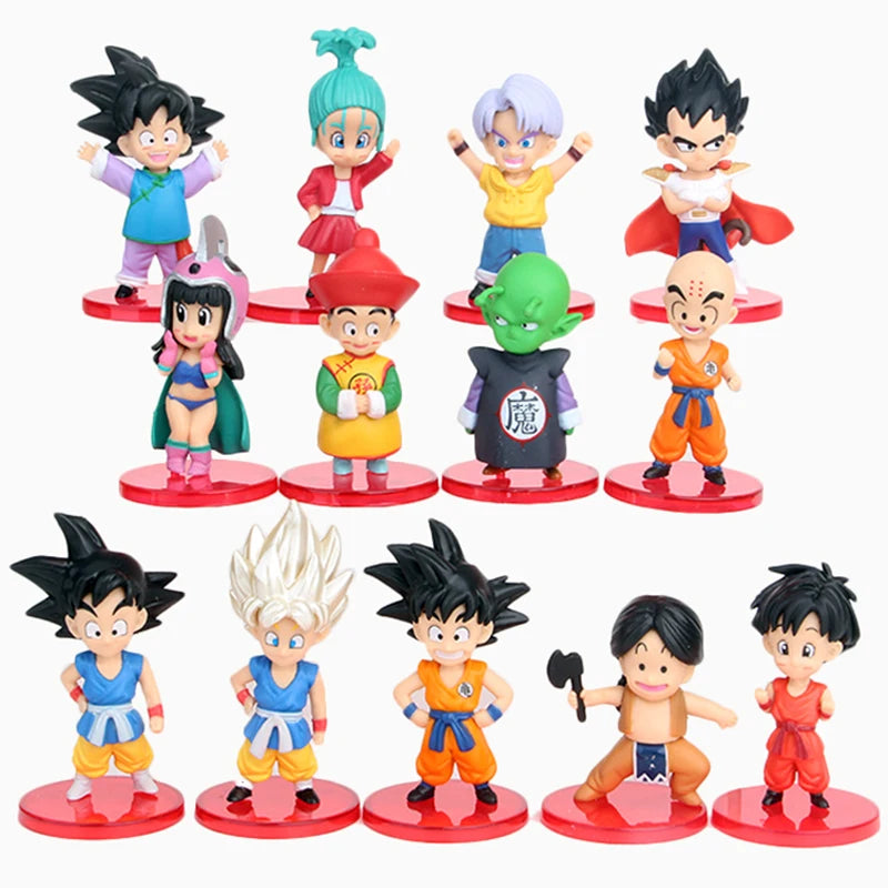 Dragon Ball Super Son Goku Vegeta Broly Buu Action Figure Dragon Ball Figure Set Anime Figurines Ultra Instinct Model Gifts Toys