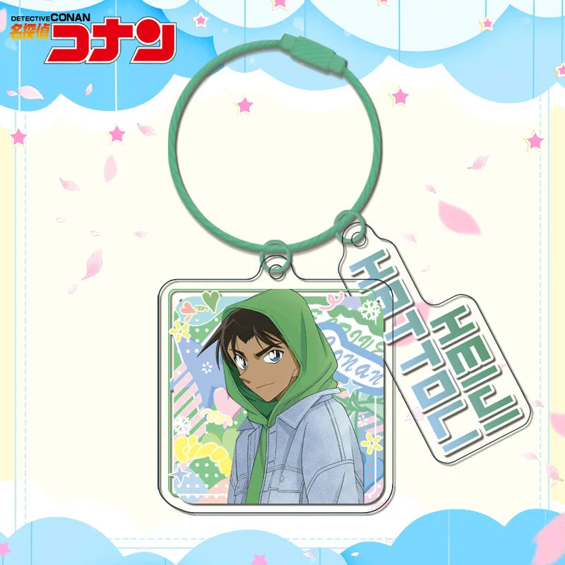 Detective Conan Metal Coil Layer Keychain Double Sided HD Anime Acrylic  Wholesale Bulk Custom Anime Merchandise Gift